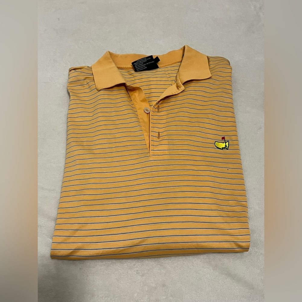 Master’s Clubhouse Collection Orange Striped Polo